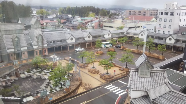 上から見た高田駅
