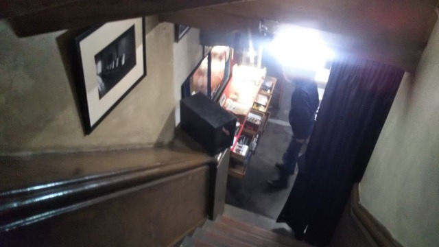高田世界館シアターの階段