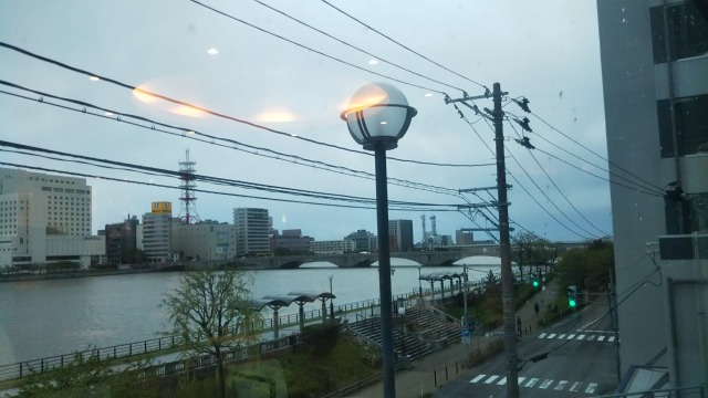 T･ジョイ 新潟万代から見える信濃川
