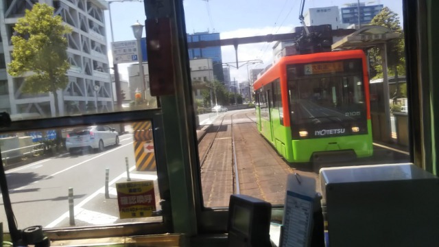 松山市の路面電車
