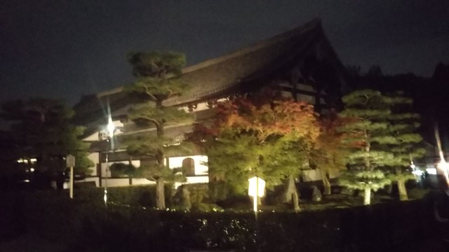 東福寺夜間拝観で見た禅堂