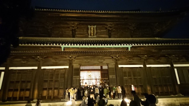東福寺夜間拝観で見た本殿