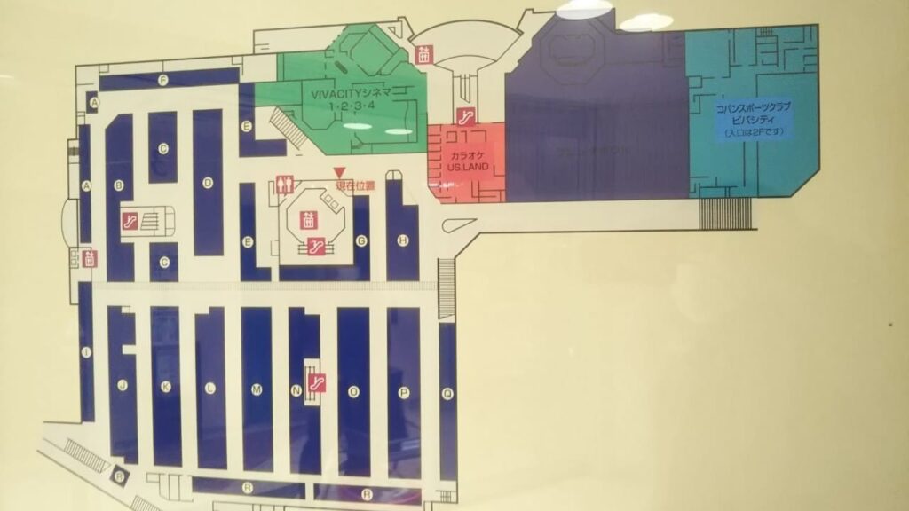 彦根ビバシティのマップ