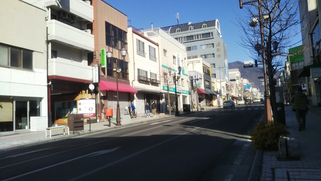 上田駅前の街並み