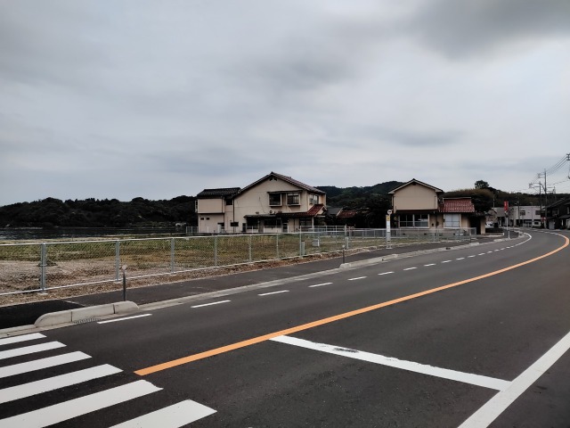 鳥取松崎の街並み