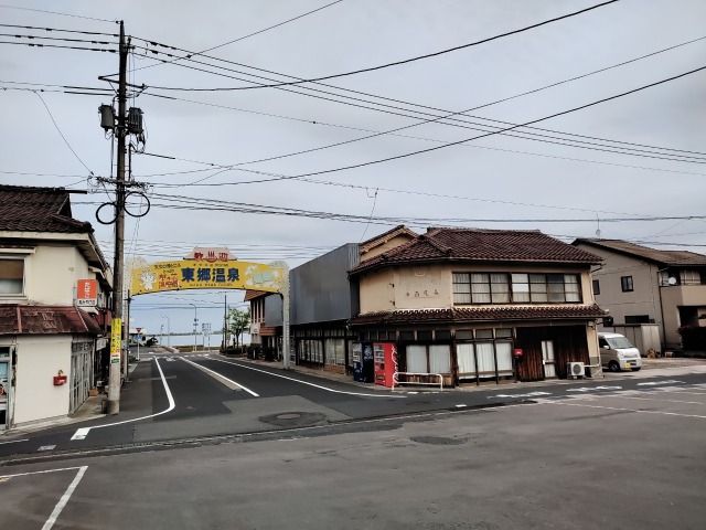 JR松崎駅駅前