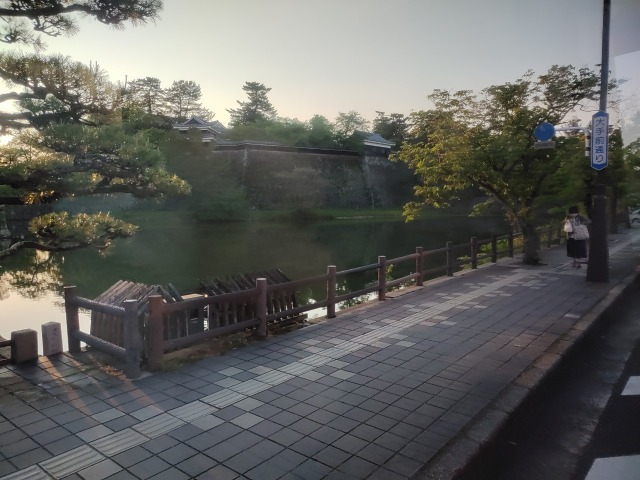 ぐるっと松江レイクラインのバス車窓からみる光景