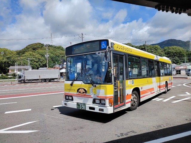 熊野那智大社へのバス