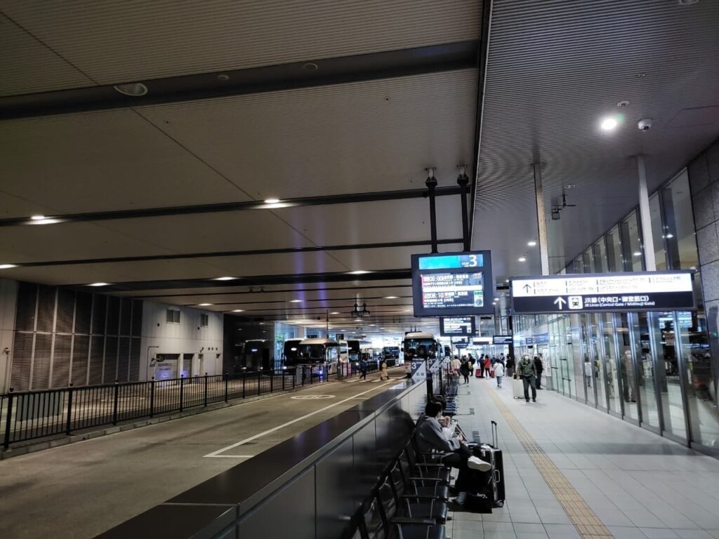 大阪駅の高速バス乗り場
