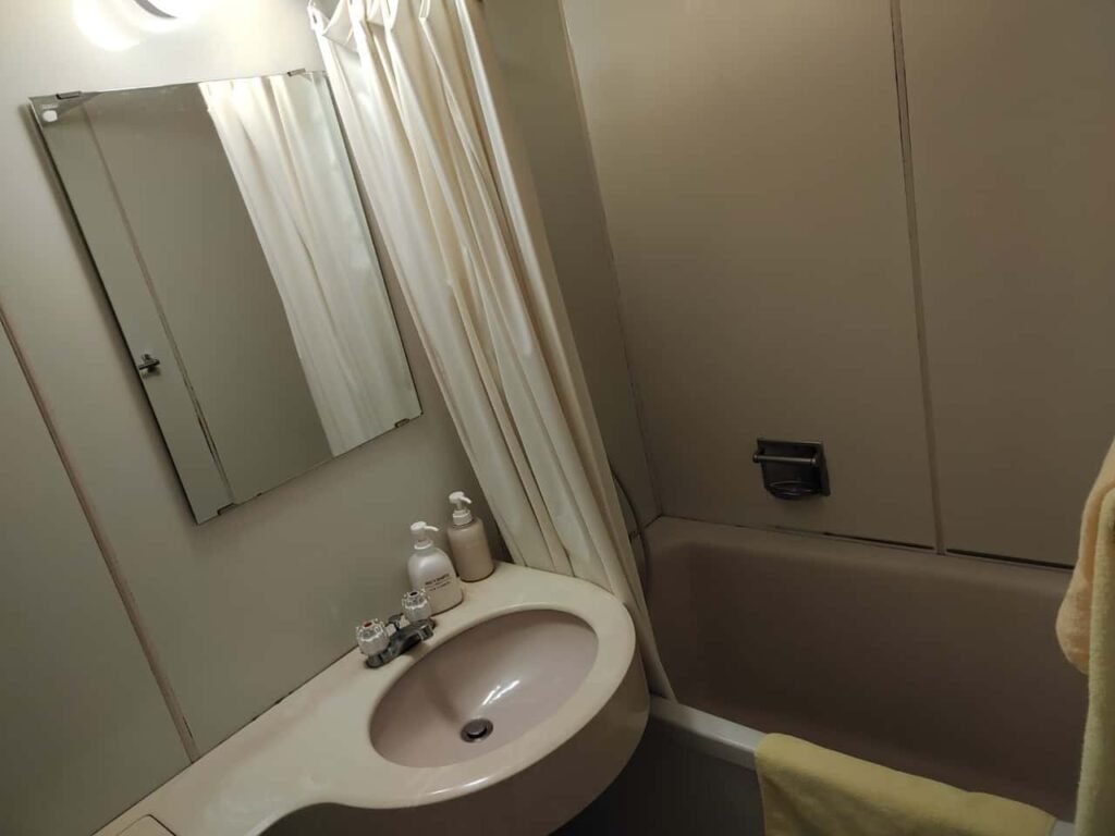ビジネスホテルアサヒの３階の307号室の浴槽