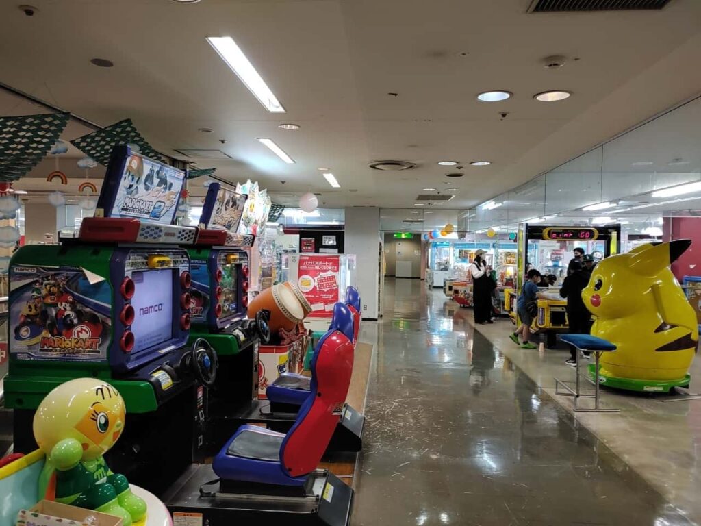 呉ポポロショッピングセンターのゲームコーナー