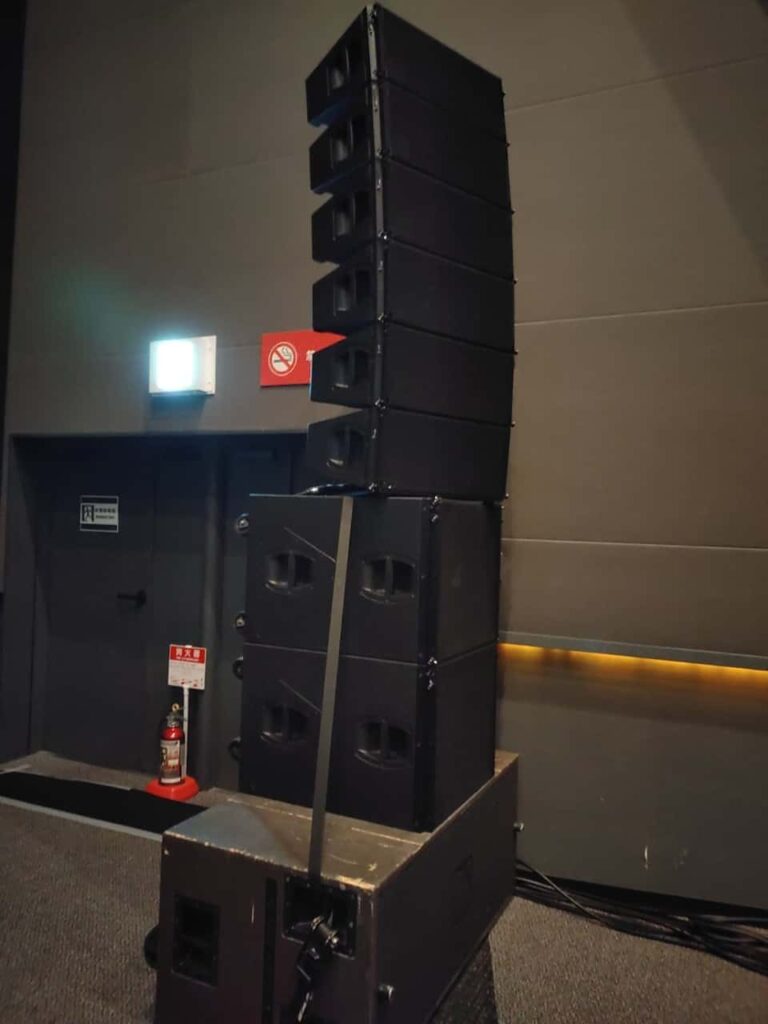 ユナイテッドシネマアクアシティお台場で使われた音響装置