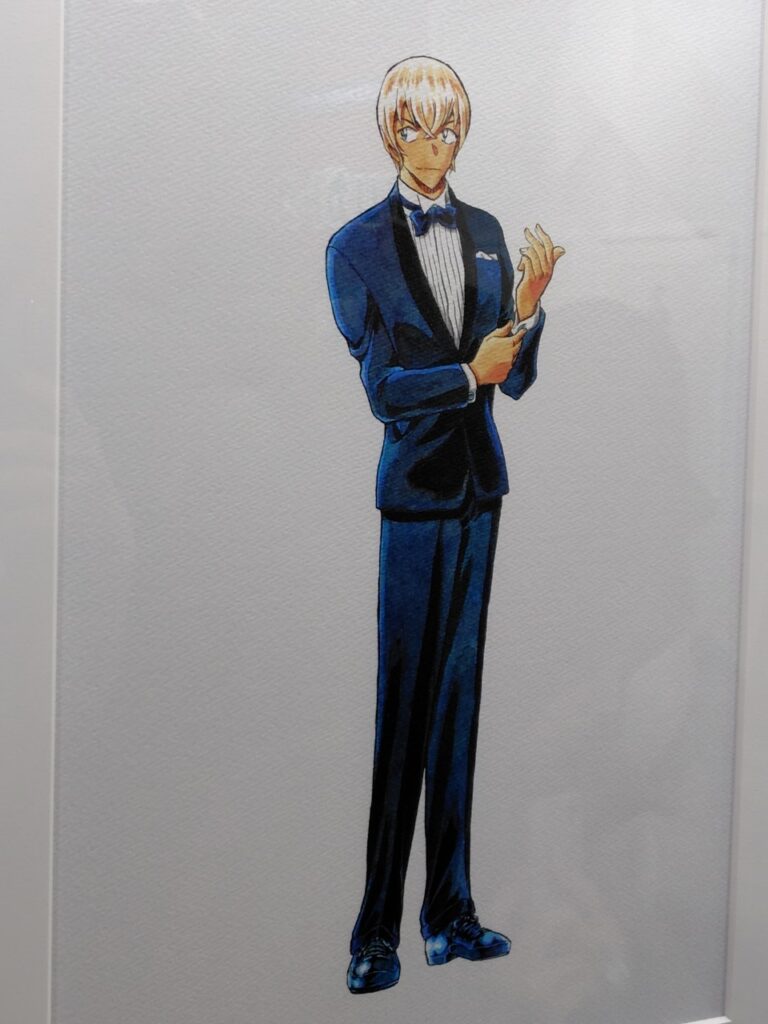 【名探偵コナン展(東京)】名探偵コナン連載30周年特別展示の安室透原画