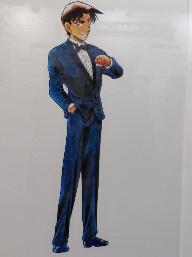 【名探偵コナン展(東京)】名探偵コナン連載30周年特別展示の服部平次原画