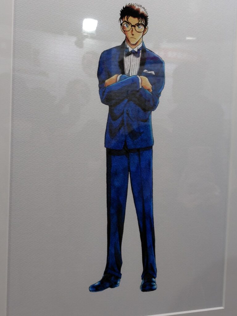 【名探偵コナン展(東京)】名探偵コナン連載30周年特別展示の京極真原画