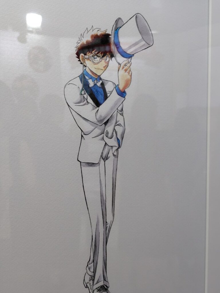 【名探偵コナン展(東京)】名探偵コナン連載30周年特別展示の怪盗キッド原画