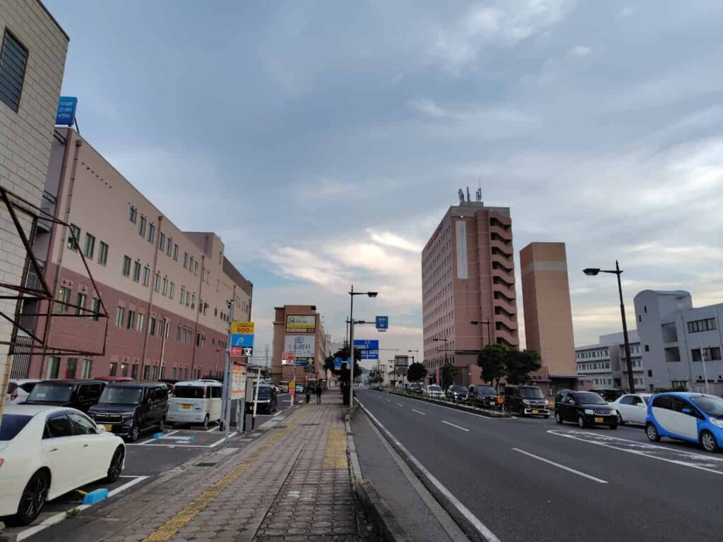 下関駅前の通り